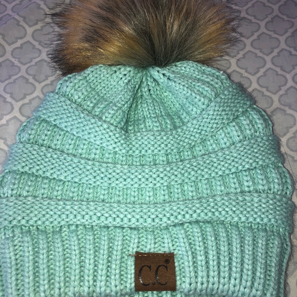Teal C.C beanie